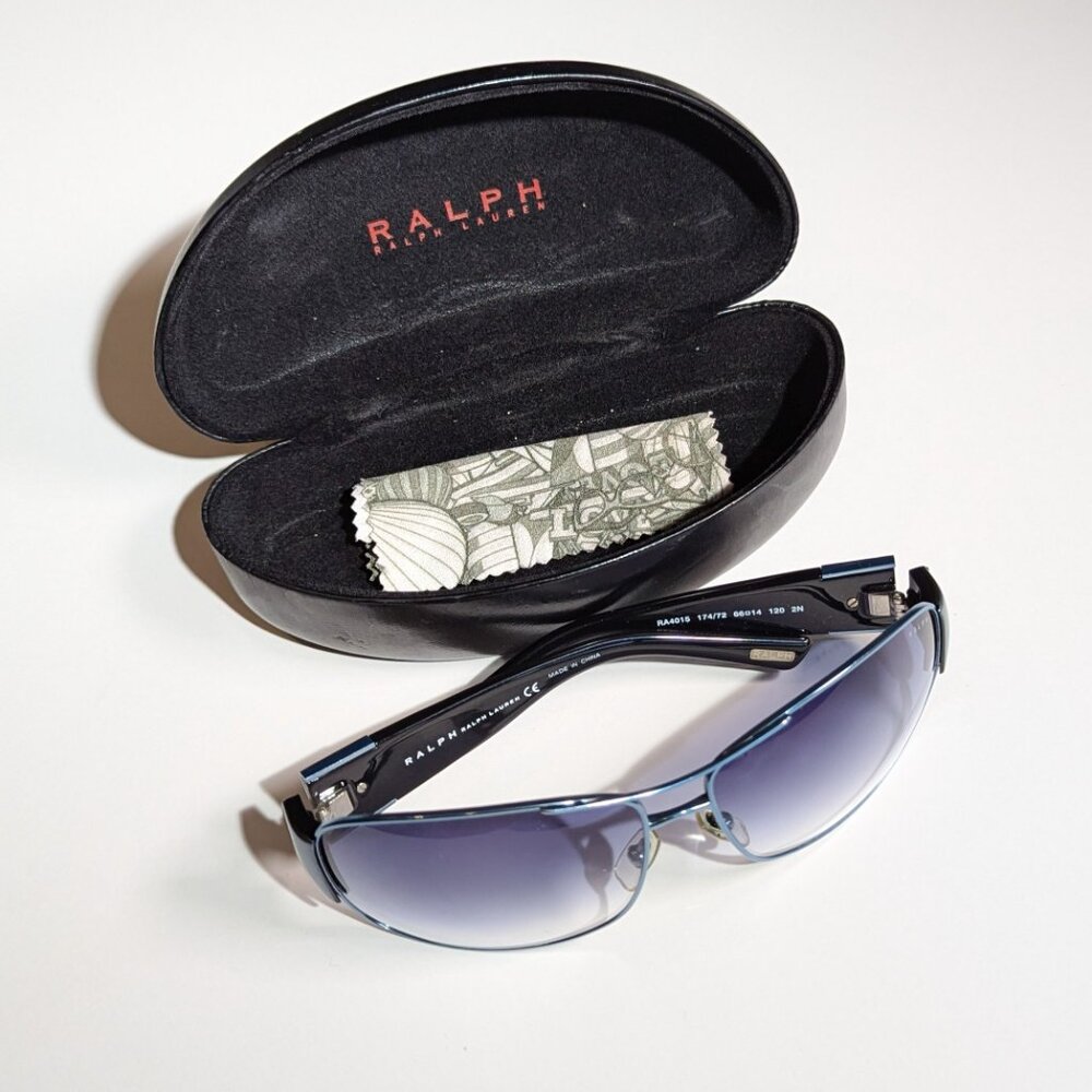 Ralph Lauren Blue Aviator Sunglasses - Picture 4 of 5